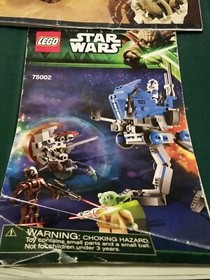 Lego Star Wars Instruction Manuel Booklets 9496  75002 Booklets Only bent covers