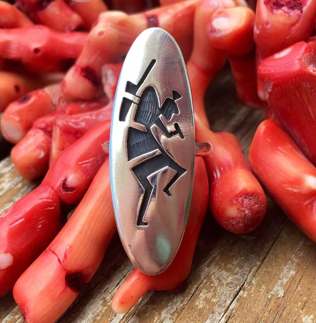 Hopi Sterling Silver Ring Native American Hopi Jewelry Signed Rings eBay