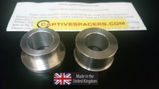 Suzuki GSF650 BANDIT 2005 - 2012  Captive wheel spacers. Rear wheel set. Silver