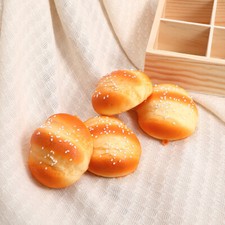 4PCS Artificial Bread Models Kid Bread Toys Fake Dessert Toy Artificial Bread US