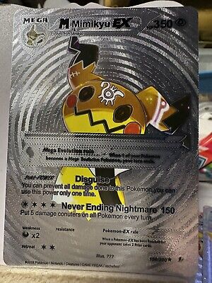 Mimikyu Ex Silver Foil Fan Art Hp350 NM | eBay Mimikyu Ex Silver Foil Fan Art Hp350 NM | eBay