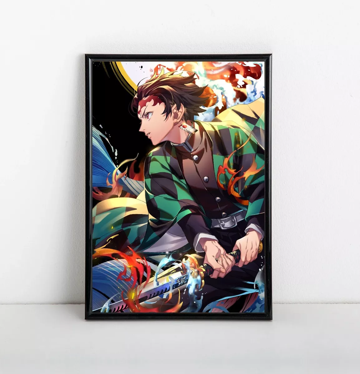 Demon Slayer Poster Unframed Anime Canvas Prints Tanjiro Kamado