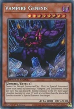 Yugioh! Vampire Genesis - SGX3-ENC01 - Secret Rare - 1st Edition Near Mint, Engl