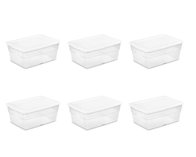 sterilite stacking containers
