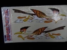 ROADRUNNER MEYERCORD SPORTSTICK DECAL NIP #4141
