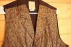 WAH MAKER Vest Old West Cowboy Action Shooting CAS CMAS Size M Medium BLK Gold — photo 5