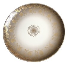 Vintage Johann Seltmann, Vohenstrau  Bavaria Plate Floral w/Gold Trim 1832