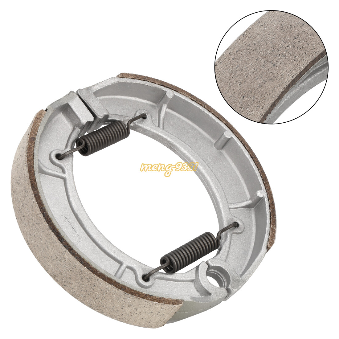 Rear Brake Drum Cover Hub Brake Shoes Seal Kit for Yamaha Big Bear 400 2000-2004