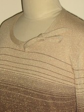 Gilet Long Femme En Laine Alain Manoukian - Couleur Écru Taille M - Occasion Très Bon État