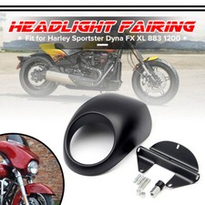 For Harley XL883/1200 883n 1200L Motorcycle Headlight Mask Fairing Beze Front AU