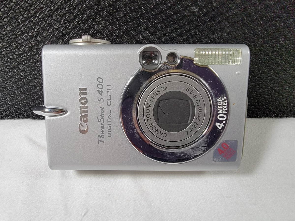 Canon PowerShot S400 デジタルカメラ　中古品 Canon PowerShot S400 Digital ELPH 4MP Digital Camera (LCD Issue