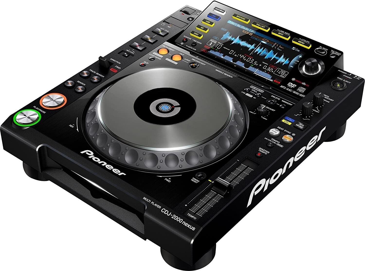 Pioneer+CDJ-2000NXS+Digital+DJ+Turntable+-+Black for sale online