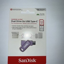 SanDisk 128GB Ultra Dual Drive Go USB Type-C Flash Drive - SDDDC3-128G-G46L