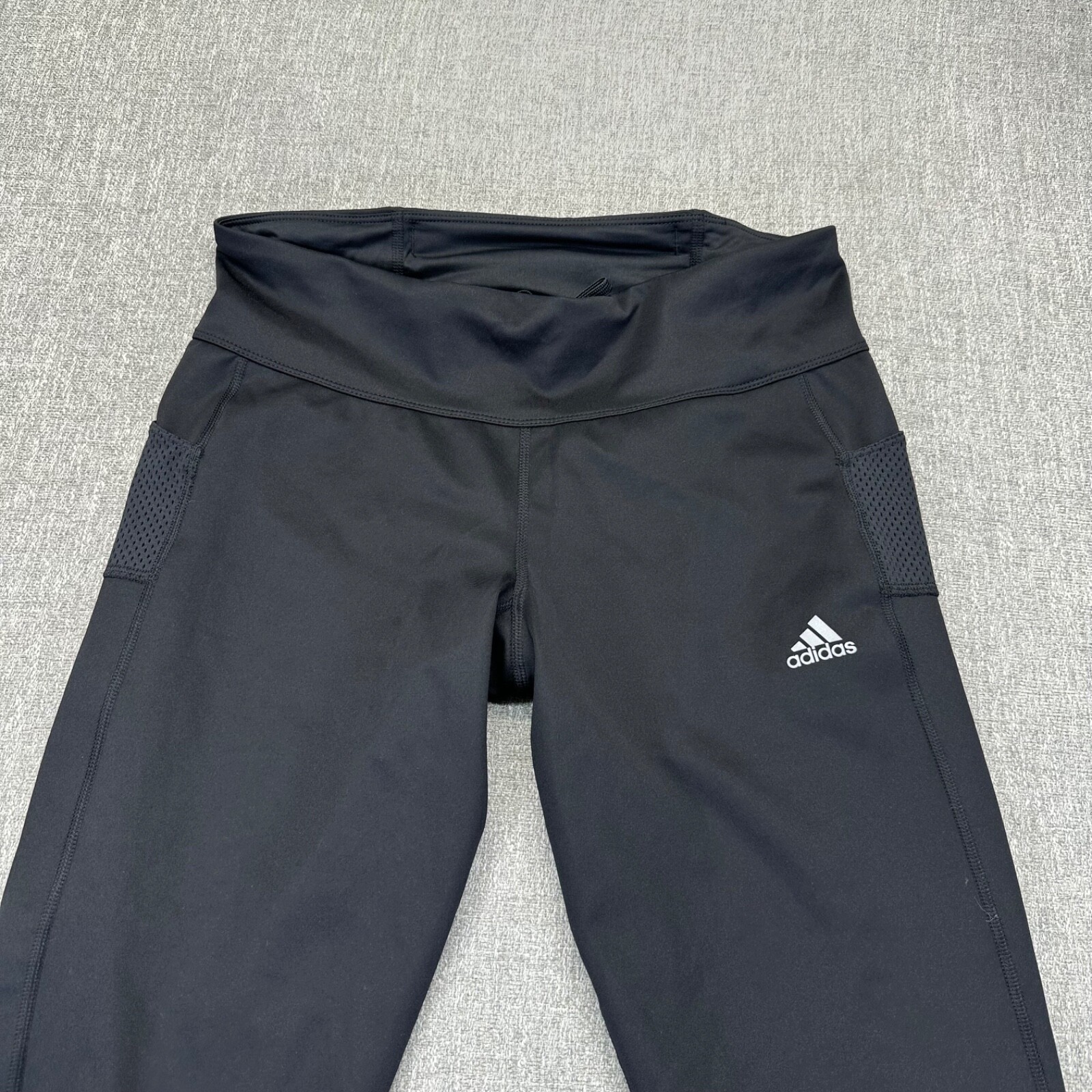Adidas Pants Womens Large Own The Run Running Aeroready Cropped 