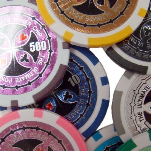 New 500 Ultimate Poker Chips Set with Aluminum Case - Pick Denominations! - Picture 3 of 7