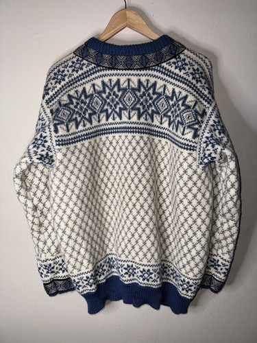 Dale Of Norway Sweater 22.5x29.5 Wool Cardigan Knitted Clasp - Picture 2 of 11