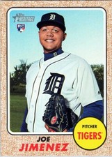2017 Topps Heritage #567 Joe Jimenez RC Detroit Tigers