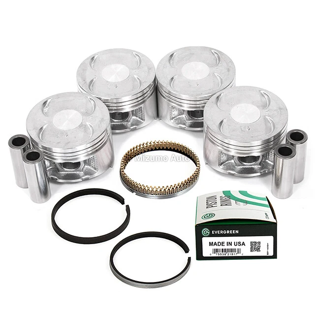 Поршни с кольцами подходят для 99-01 2,0 л Honda CR-V B20Z2 DOHC 16 В - Изображение 2 из 4