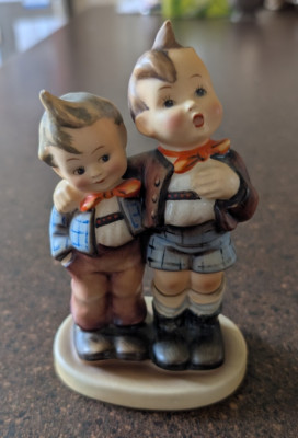 W. Goebel Vintage Hummel Max Moritz Boys Germany Figurine 123 TM2 Full Bee