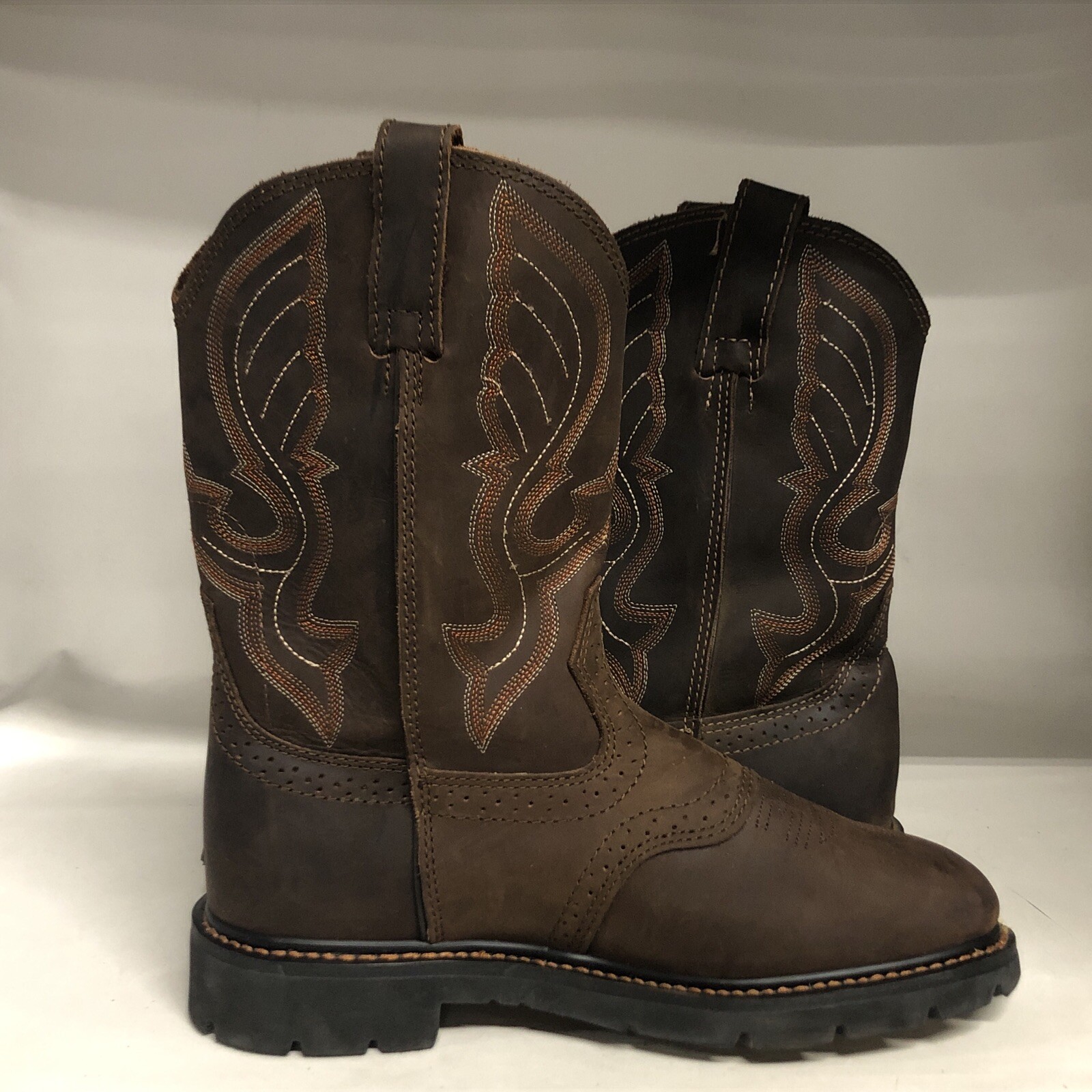 Cody James Saddle Western Boot Brown Men's Size 8.5 Gem