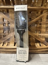 Sam Villa Signature Nylon  Boar Bristle Hair Brush Thermal Round Brush 1.5 In