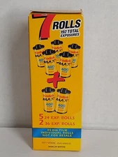 I Box Kodak Max 400 Film Kodacolor 4 Rolls 24 Exposures Each 35mm 7/2006 (e)