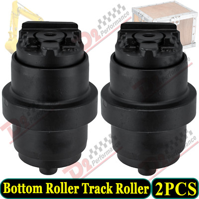 2PCS Bottom Track Roller Heavy Duty Fit John Deere 27D Excavator Undercarriage,