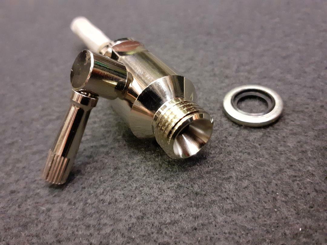 CLASSIC MOTORCYCLE FUEL TAP 1/8" BSP X 1/4" BSP TRIUMPH BSA. SUNBEAM