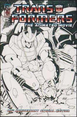 TRANSFORMERS ANIMATED MOVIE ADAPTATION #4 10 COPY INCV
