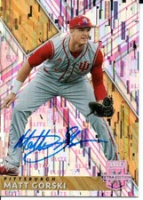 Matt Gorski Indiana Hoosiers 2019 Panini Elite Pink Autographed Signed Card