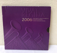 2006 Vivat Regina QEii 80th Birthday &pound;5 Crown Coin Pack HM