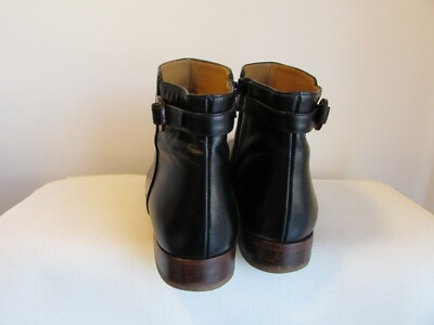 Bottines En Cuir Noir Des Petits Hauts - Pointure 40 - Occasion En Superbe état | Chaussures Femme