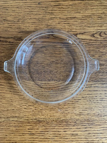 PYREX 681-C Tab Lid Cover; Clear; LID ONLY; 5-3/4" Diameter