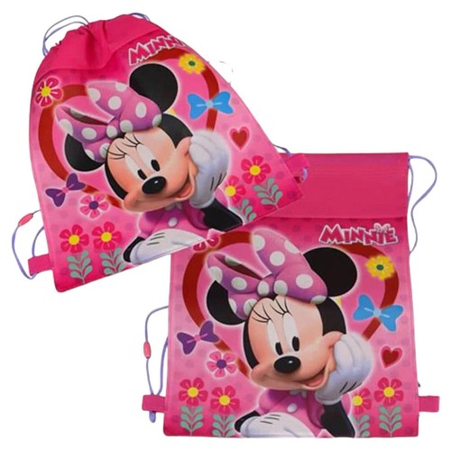 12 Disney Minnie Sling Backpack Birthday Treat Party Favor Goodie Candy Gift Bag