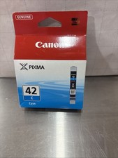 Genuine Canon CLI-42C Cyan Ink Cartridge Pixma Pro-100 SEALED RETAIL BOX