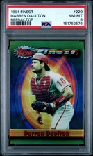 1994 Topps Finest Darren Daulton #220 Refractor PSA 8 Phillies All Star 🔥