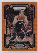 2023-24 Panini Prizm Orange Wave Prizm 51/60 Duncan Robinson #208 0v2h
