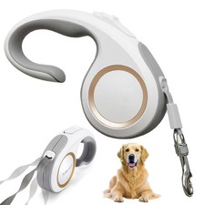 Hundeleine Große Hunde 5m Automatik Rollleine Einziehbar bis 50kg mit Handgriff