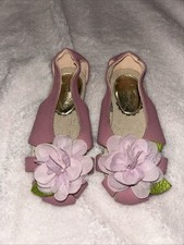 Joyfolie Purple Floral Flats Girls Sz 10 New