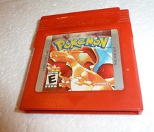 Gameboy Pokemon Red (Nintendo Game Boy, 1999) Authentic Tested Worked