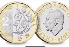 2024 Flowers of the Nations £2 Two Pound Coin Brilliant Uncirculated Royal Mint