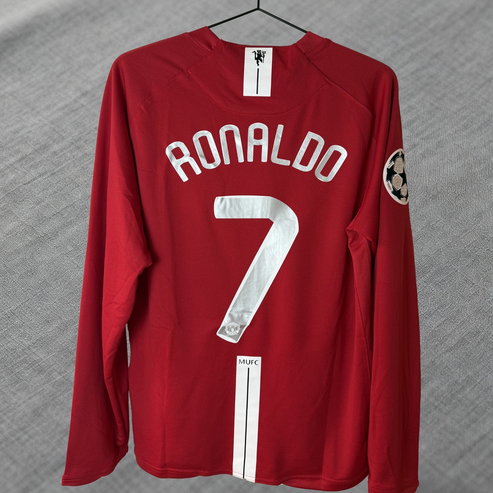 Manchester united 2008 champions league final home jersey - cristiano ronaldo #7