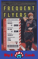 2020 NBA Hoops #12 Zach LaVine Frequent Flyers