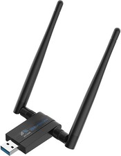 AC1300 USB WiFi Adapter - 2.4G/5G Dual Band Wireless Network Adapter for PC D...