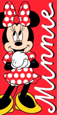 Disney Minnie Mouse Badetuch Strandtuch Duschtuch 70x140cm Baumwolle