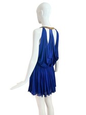 Alexander McQueen Cobalt Blue Jeweled Dress – NEW OLD STOCK WITH TAGS