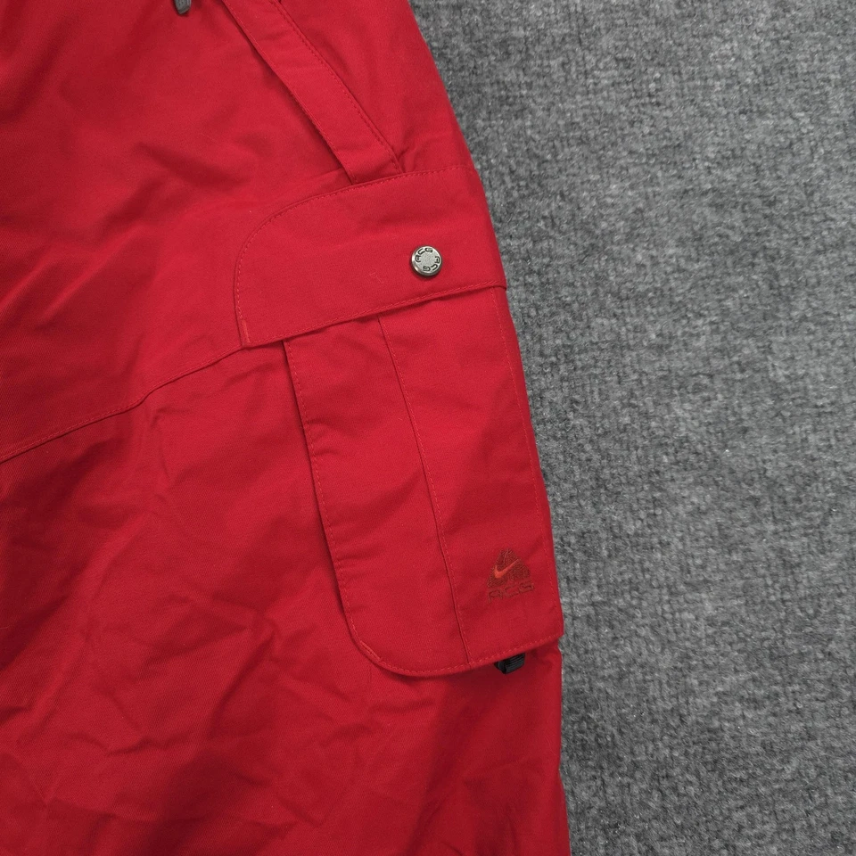Pantalones Nike ACG para mujer medianos rojos FitStorm esquí snowboard capa exterior 3 pantalones de nieve Foto 3 de 4
