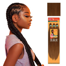 X-Pression Prestretched Braiding Hair - 3X Braid 58 Inch All Kanekalon Flame Ret