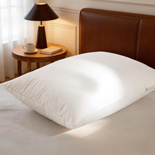 Luxury Canadian White Goose down Pillow Queen Size- 900 Fill Power, 600 Thread