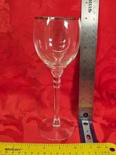 Lenox Phoenix Platinum Wine Glass 8"
